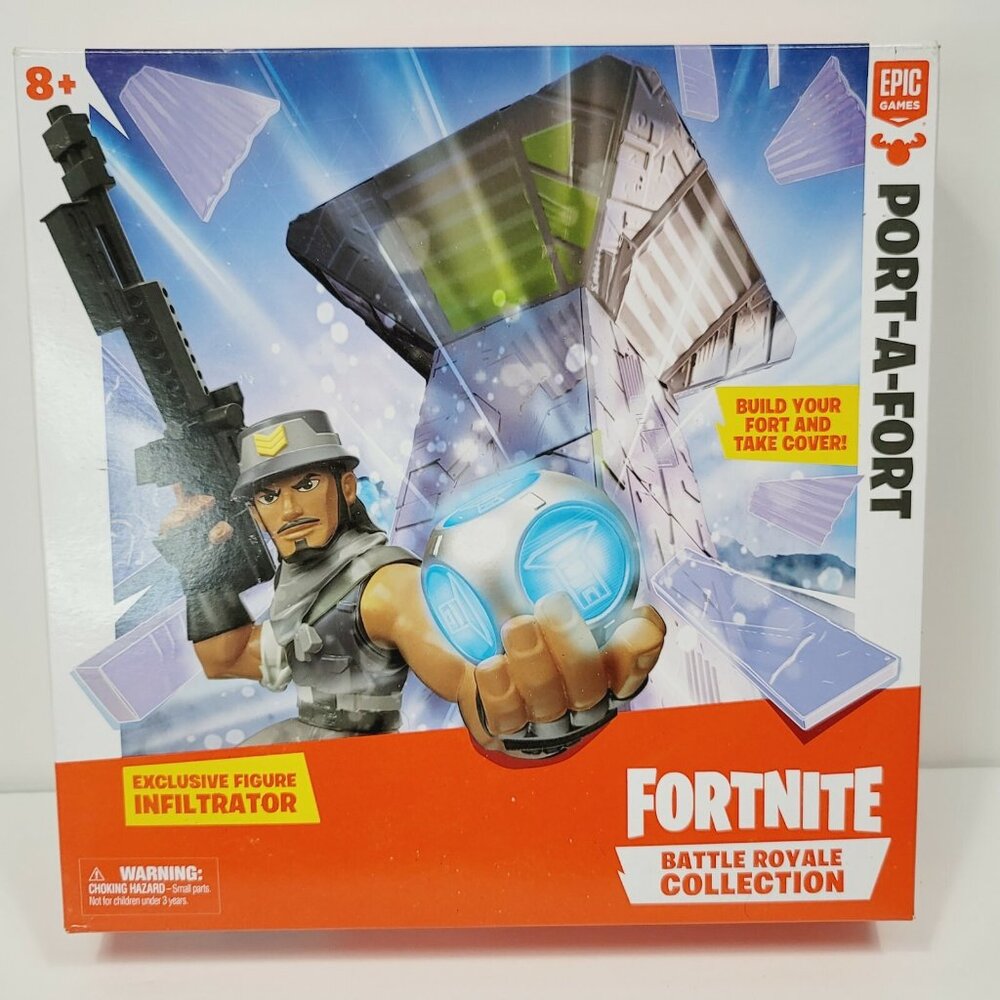 Fortnite Battle Royale Collection Port-A-Fort Playset Infiltrator Action Figure